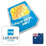Australia Lebara Mobile Prepaid SIM Card $0 Call Credit