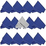 (13 Pack) MagicFiber Microfiber Cleaning Cloths - For Tablets, Lenses, and Other Delicate Surfaces (12 Blue, 1 Grey)