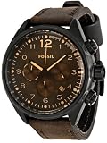 Fossil Men's CH2782 Flight Brown Dial Watch