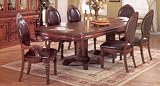 Roman Empire Double Pedestal Table, Side/Arm Chair
