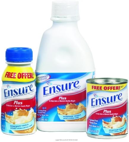Ensure Plus Shakes (Retail Bottles), Ensure Pl Nutri Van 8 oz Rtl, (1 PACK, 6 EACH)