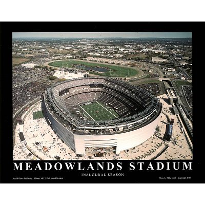 (8x10) Mike Smith New York Giants New York Jets New Meadowlands Stadium Inaugural Season Sports Poster