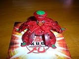 Bakugan BakuCore LOOSE B3 Smoke Battle Damage Red Freezer 740G