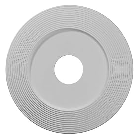 16 1 8OD x 3 5 8ID x 1P Oslo Ceiling Medallion by 
