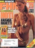 FHM MAGAZINE (November 2005) (Megan Fox pictorial) (AMANDA RIGHETTI cover)