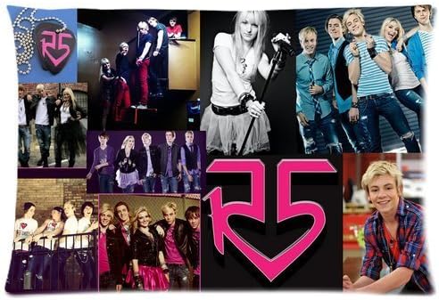 Custom Decoration Rock Band Ross Lynch R5 Rectangle Pillow Case 20x30 Inchs (one side)