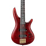 Ibanez SR1405E Premium 5-String Electric Bass Guitar (Dark Rose)