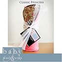 Baby Wash and WrapTM Soft Hooded Bath Towel for Baby, Bathing Apron Keeps You Dry CLASSIC PRINCESS