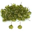 Green Flower Glass Pendants Beading 11mm Approx 50
