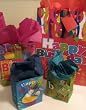 Birthday Gift Wrap Bags ( Assorted Size and Colors)