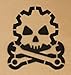Death Mechanic Stencil Military Tactical Stencil