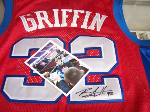 Blake Griffin Los Angeles Clippers Signed Autographed Basketball Jersey Coa & Tamper Proof Hologram Proof Photo