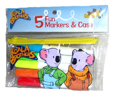 Childrens Toyshop  Toys : Koala Brothers 5 Marker Set