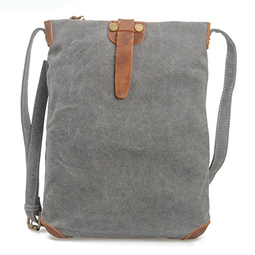 Tom Clovers Women's Men's Classy Look Cool Simple Style Casual Canvas Crossbody Messenger Bag Handbag Fashion Bag Tote Handbag