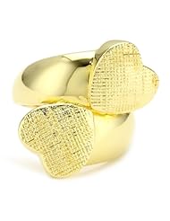 Tuleste Market Gold Double Heart Ring