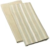 DII Light Green Organic Dishtowel, Set of 2