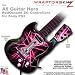 Lightning Pink Skin by WraptorSkinz TM fits All Sony PS2 Guitar Hero SG Guitar Controllers (GUITAR NOT INCLUDED)