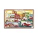Tot Talk Fire Station Educational Placemat for Kids – Made in USA – Durable, Double-Sided, Learning Placemat with Firefighters, Fire Trucks & Gear – Waterproof, Wipeable, 17.5” x 11.5”