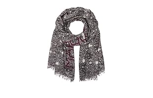Marc by Marc Jacobs Bufanda Sequin Silk Wool (Gris / Negro)