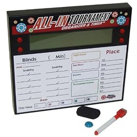 Trademark Poker All In Tournament Organizer and Timer