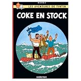 Les Aventures de Tintin / Coke en Stock (French edition of The Red Sea Sharks) / Book and DVD Package