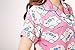 VENTELAN Women's Lovely Pigs Printed Sleepwear Lapel Cardigan Shorts Pajama Sets