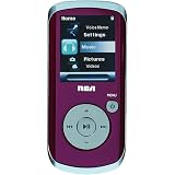 RCA Opal 8GB MP3 Video Player with 1.8'' full-color LCD screen, FM Radio, and Voice Recording. - RED