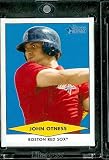 2007 Bowman Heritage Prospects # BHP13 John Otness (XRC - RC - Extended Rookie Prospect Card) Boston Red Sox - Rookie Baseball Card in a Protective Display Case