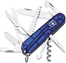 Victorinox T2 Huntsman con 15 Usos, azul transparente