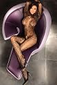 Bodystocking LivCo Corsetti Sexy Netz-Catsuit ABRA Gr. S-L