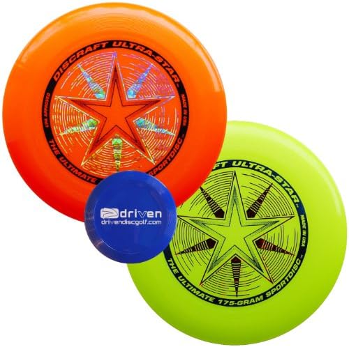 Discraft Ultra Star 2 Disc Ultimate Set + Mini Flyer (Orange - Yellow)