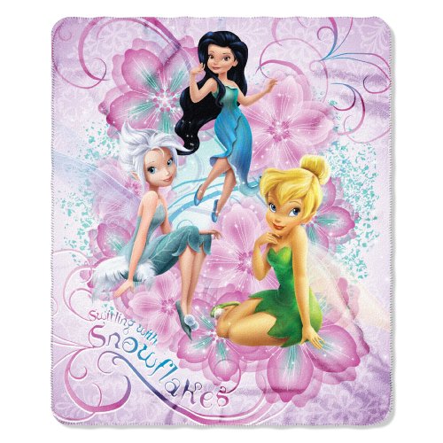 Disney Fairies Tinkerbell and Friends Fleece Throw Blanket 46 x 60 Find Discount ectvmua