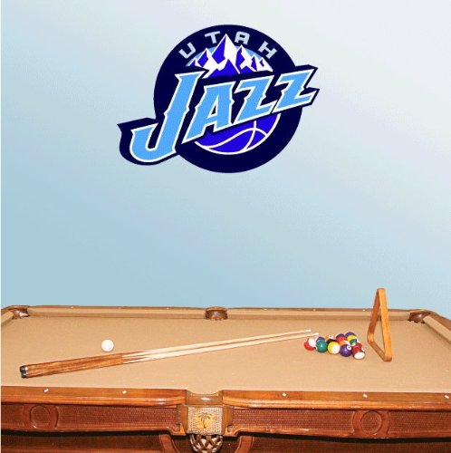 Utah Jazz NBA Basketball Wall Decor Sticker 25"X14"