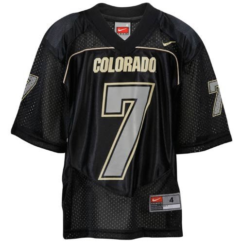 Buy Nike Colorado Buffaloes #7 Black Preschool Replica Football Jersey by Nike