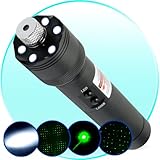 Ultra Power 200mW Green Laser Pointer + LED Torch Light