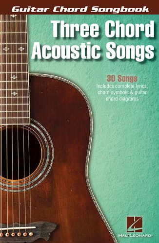 three chord acoustic songs guitar chord songbooks