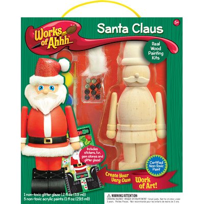 MasterPieces Works of Ahhh Santa Claus Wood Paint Kit