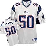 Reebok New England Patriots Mike Vrabel Replica White Jersey