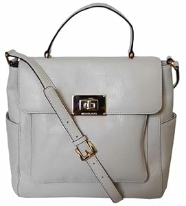 Michael Kors Vanilla Leather Sloan XL Top Handle Tote Bag Shoulder Handbag Purse Only For $398.00