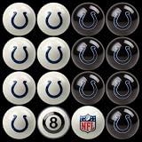 Indianapolis Colts Home and Away Complete Billiard Ball Set