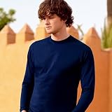 LANGARM T-SHIRT FRUIT OF THE LOOM S M L XL XXL