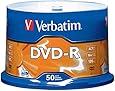 Verbatim 4.7 GB up to 16x Branded Recordable Disc AZO DVD-R 50-Disc Spindle 95101