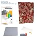 JAVOedge Cherry Blossom (Red) Book Style Case + Ultra Clear JAVOscreen for Amazon Kindle 2