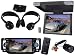 Pyle Complete Video Package for Car/Truck/SUV -- PLD5MU 5-Inch TFT DVD/VCD/CD/MP3/CD-R/USB/AM/FM RDS Receiver + PLVWR1440 14-Inch High Resolution TFT Roof Mount Monitor and IR Transmitter + PLVWH6 Dual Wireless IR Mobile Video Stereo Headphones with Transmitter + PLCM22IR Flush Mount Rear View Camera with 0 Lux Night Vision.