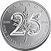 2013 Canadian Maple Leaf 25th Anniversary BU Silver 1oz IN STOCK