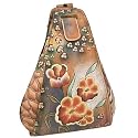 Anuschka Leather Backpack: Premium Floral Safari Backpack Handbags