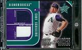 2002 Leaf Rookies & Stars Dress for Success Curt Schilling Game Worn Jerseys #ed/250 Arizona Diamondbacks Baseball Card - Mint Condition - In Protective Screwdown Case!