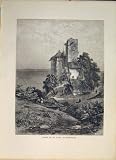 CASTLE ST ANNA RORSCHACH SWITZERLAND SWISS ART PRINT