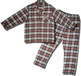 Men's Bill Blass Long-sleeve Coat-style Cotton Flannel Pajamas - ON SALE