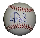 Albert Pujols Autographed Official Major League Baseball W/PROOF, Picture of Albert Signing For Us, St. Louis Cardinals, World Series Champion, Los Angeles Angels of Anaheim, All Star